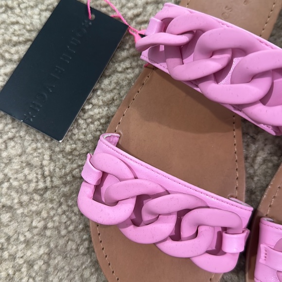 Pink Chain Sandals - Picture 2 of 3